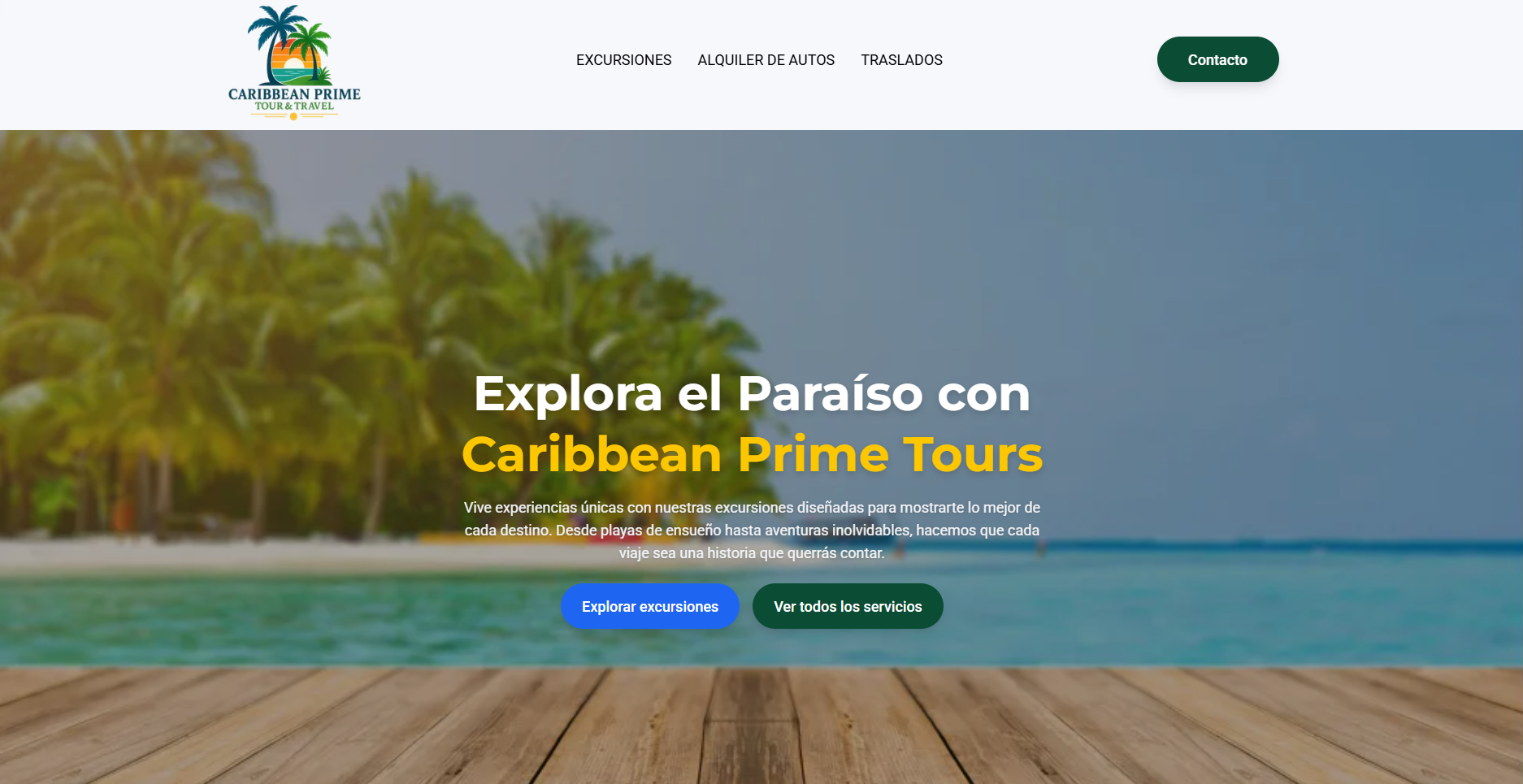 Caribbean Prime Tours | Sitio Web