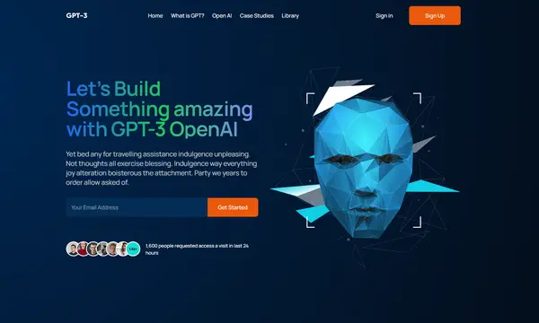Landing de GPT3