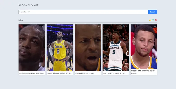 React Gif App